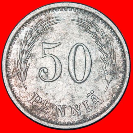 Ⰶ IRON (1943-1948):FINLAND★50 PENCE 1943S WARTIME 1939-1945★LOW START★NO RESERVE