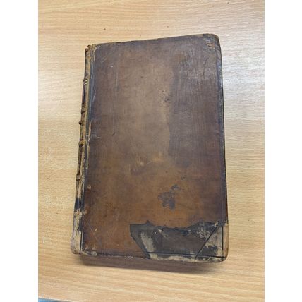 RARE* 1748 The Works Of Virgil 2nd Edition Volume 1 Antique Book (P4)