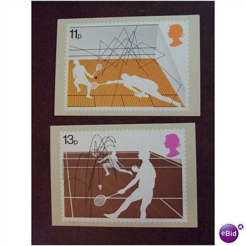 1977 Racket Sports GB PHQ 20 mint card set Table Tennis