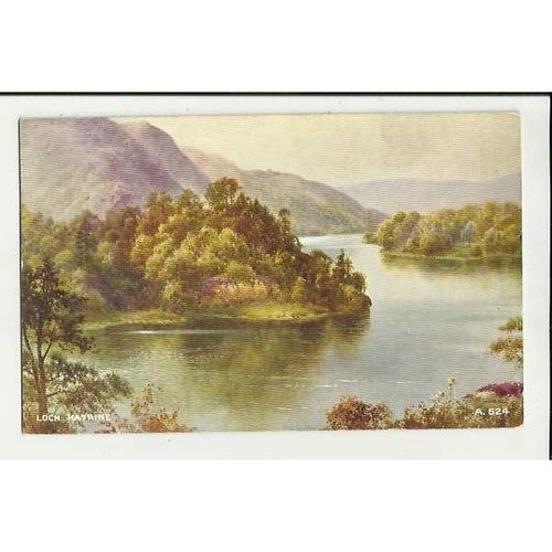 A524 Scotland LOCH KATRINE Valentine "Art Colour" Postcard