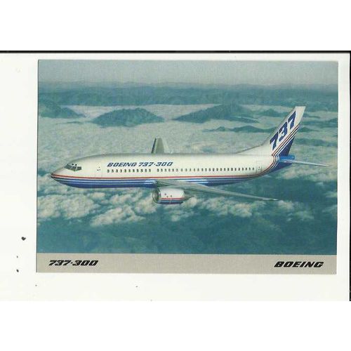 Aviation BOEING 737-300 Official Postcard