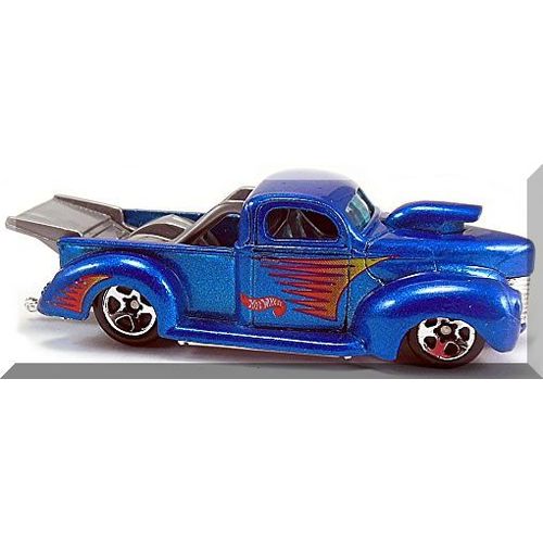 Hot Wheels - '40 Ford: 1998 First Editions #20/40 - Collector #654 *Dark Blue*