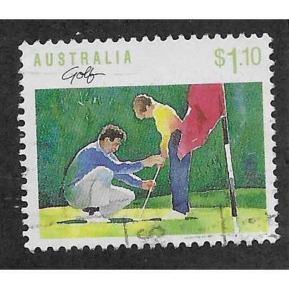 AUS 1989 $1.10 'SPORTS - GOLF' FINE USED (EBID67-333)