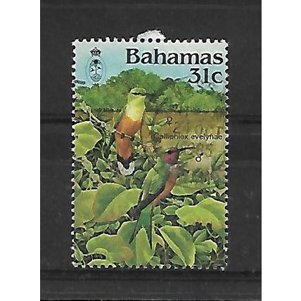 Bahamas.SG685 31c Bahama Woodstar.Fine Used.Jan21a