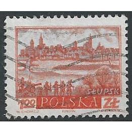 Mi 1196 C: 1 Zl. multicoloured Historic Cities: Panorama of Słupsk