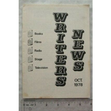 1978 Writers News, October