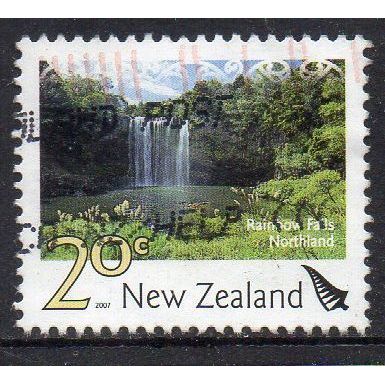 New Zealand 2007 Scenic Definitives - Rainbow Falls, Northland 20c Used