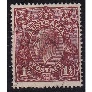AUSTRALIEN AUSTRALIA [1918] MiNr 0057 a X ( O/used ) [01] Rand Wz