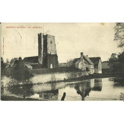 Worcestershire BERROW Church Postcard (Tilley's)