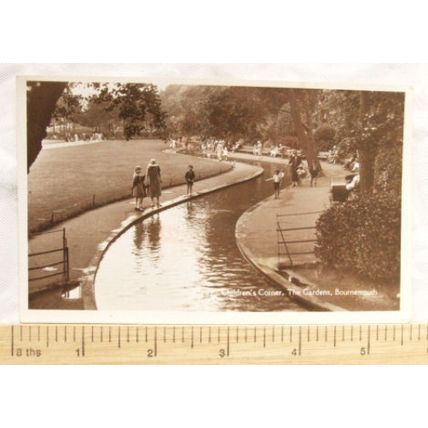 vintage postcard Childrens Corner The Gardens, Bournemouth