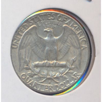 1954-S Washington 90% Silver Quarter, Circulated & Ungraded
