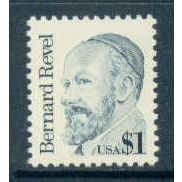 2193 $1 Bernard Revel Fine MNH Dry Gum MA2050
