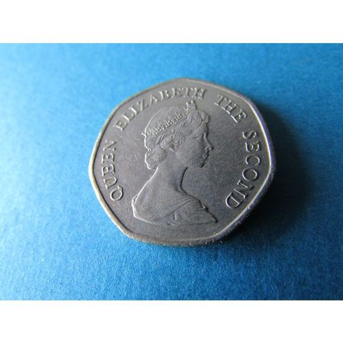 1982 QUEEN ELIZABETH II BAILIWICK OF JERSEY 20 PENCE FREE POST. AD