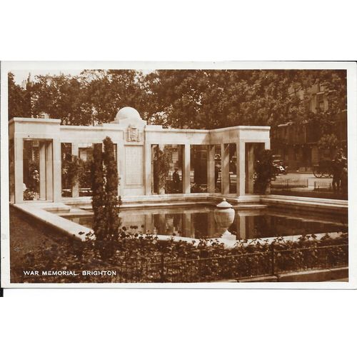 SUPERB R.P. POSTCARD OF THE WAR MEMORIAL BRIGHTON SUSSEX (1135)