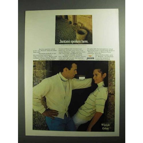 1968 Jantzen Fashion Ad - Larry Mahan, Debby Walton