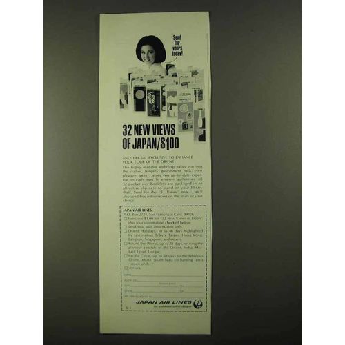 1968 Japan Air Lines Ad - 32 New Views of Japan