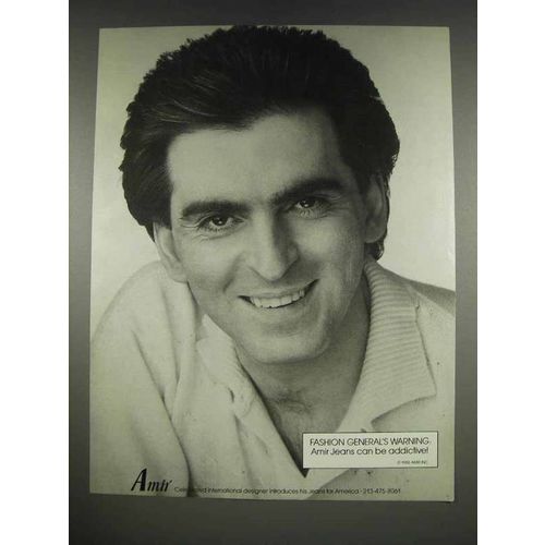 1986 Amir Jeans Ad - Fashion General's Warning