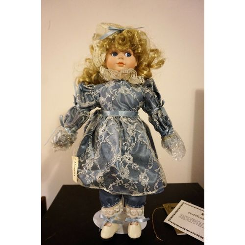 Seymour Mann Connoisseur Collection Porcelain Doll - Amanda +