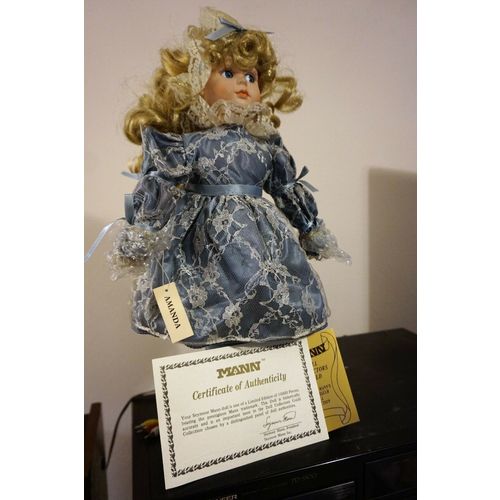 Seymour Mann Connoisseur Collection Porcelain Doll - Amanda +