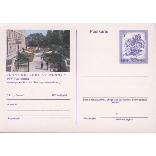 Austria unused - 3s pre-paid - Salzburg