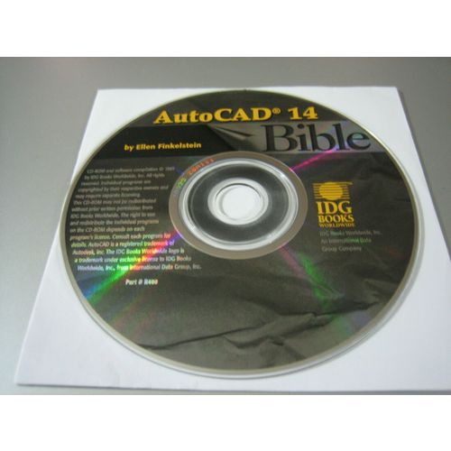 AutoCAD 14 Bible (PC, 1997) - Disc Only!!!