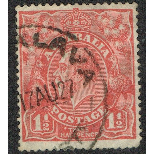Australia 1926 1½d Scarlet Perf 14 SG87 FU