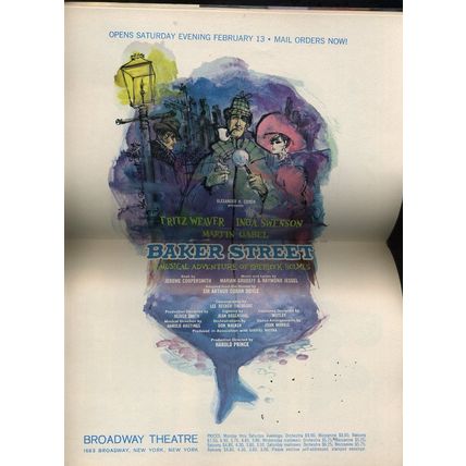 Comedy In Music - John Golden Theatre PLAYBILL- JAN 1965 -VICTOR BORGE VG