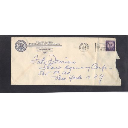Fereration of Musicians Cover 1057 3c Liberty CV03024