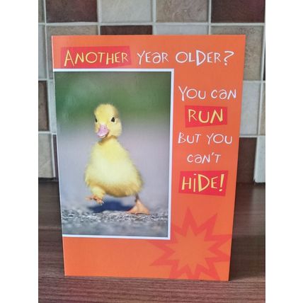 Birthday Card - Another Year Older - Sealed