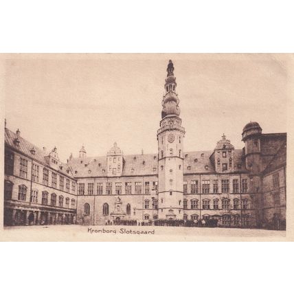 Denmark Kronborg Slotsgaard Denmark Old 2x Postcard
