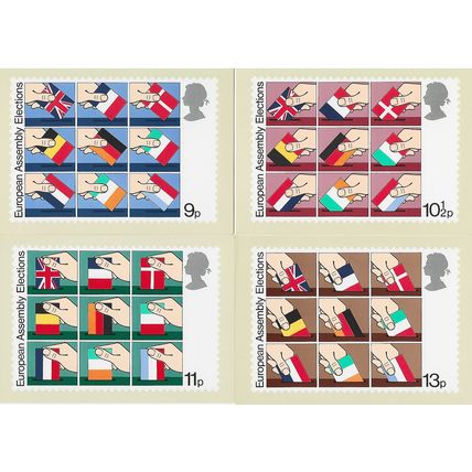 GB 1979 May PHQ M set of 4 European Assembly Elections