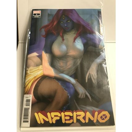 2021 Marvel Comics X-Men Inferno Mystique Artgerm Variant Comic Book #1