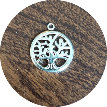 925 Sterling Silver Tree of Life Pendant Jewellery Making Repair New C37