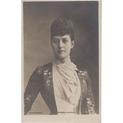 Queen Alexandra Antique Cherished Old Postcrd