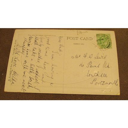 1910 fr postcard - East Beach scene - Clacton on sea, Essex