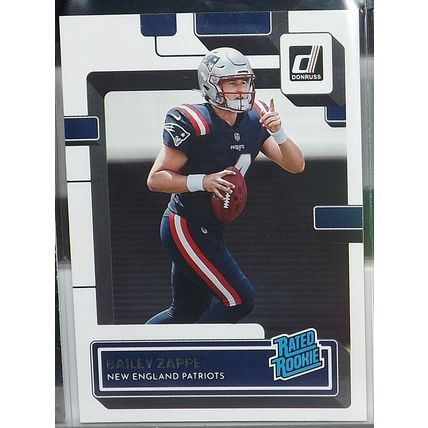 2022 Donruss BAILEY ZAPPE (Patriots) Rated Rookie #329