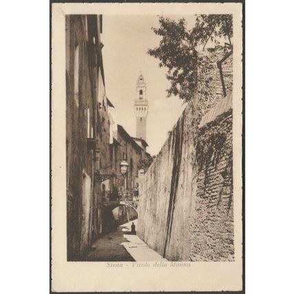 Vicolo della Manna, Siena, c.1930 - Venturini Cartolina