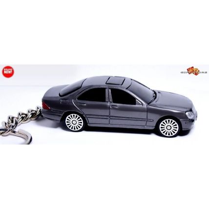 HTF RARE KEYCHAIN GRAY MERCEDES S CLASS S500 CUSTOM Ltd. Ed. GREAT GIFT
