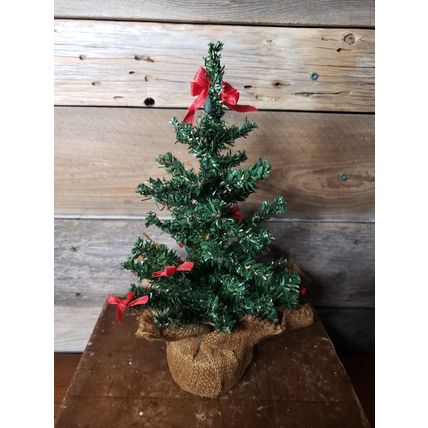 Doll House Miniature Christmas Tree + Barbie + Shelf + Village