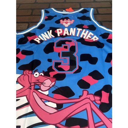 PINK PANTHER / MIAMI Blue Headgear Classics Basketball Jersey ~Never Worn~ M
