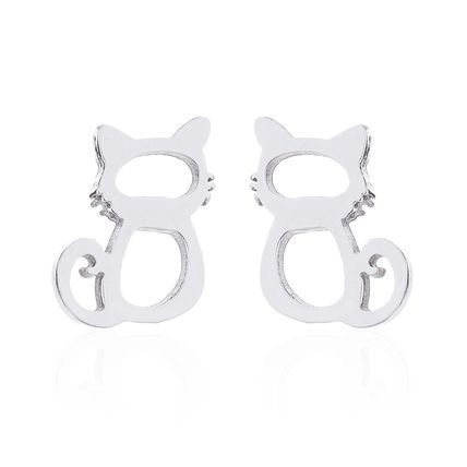 Titanium Steel Stud Earrings Ladies, Hypoallergenic Miniature Animal