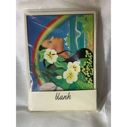 A Very Rare Vintage Ink Drop Productions Set Of Blank Hawaiian Greeting Cards