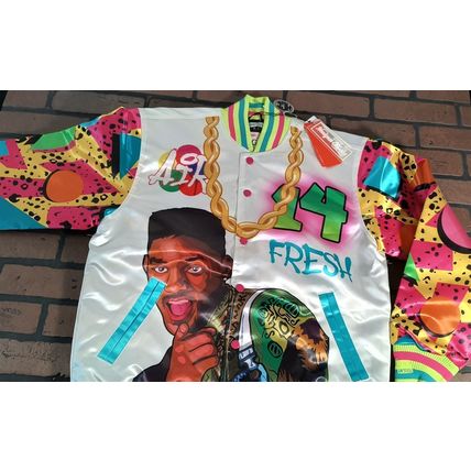 FRESH PRINCE Headgear Classics Streetwear White Jacket~Never Worn~ S L