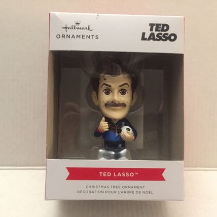 New Hallmark Ornament Ted Lasso Figurine
