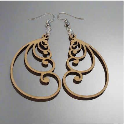 Fibonacci Spiral Dale Earrings