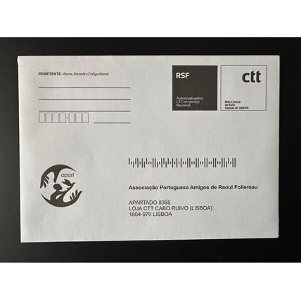 Portugal Stationery Entier Inteiro Associaçao Amigos Raoul Follereau Lèpre