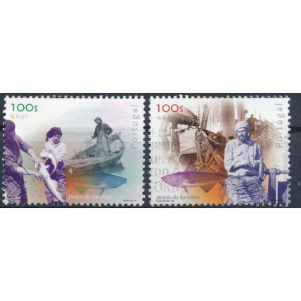 Cod Fishing - Portugal 2000 - F H - MiNr 2450/1