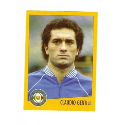 Figurina Calciatori Merlin - Italia 90 - n.2 Claudio Gentile - Azzurri con IP