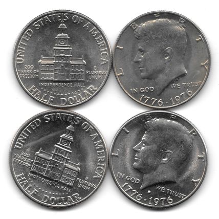 1976pd Chbu Kennedy Halves