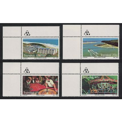Transkei Casino Carousel Holiday Complex Mzamba 4v PTT Corners 1983 MNH